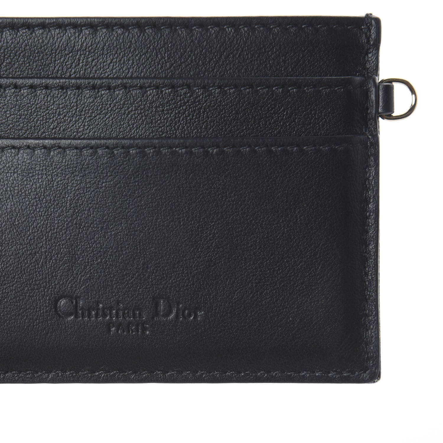 Christian Dior Calfskin Animals Card Holder Green 6 of 6