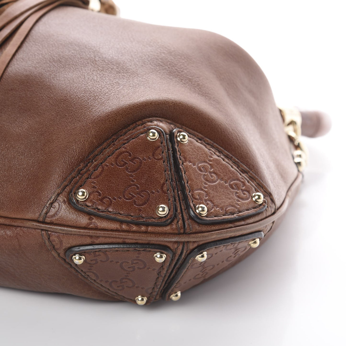 Calfskin Large Indy Top Handle Hobo Brown