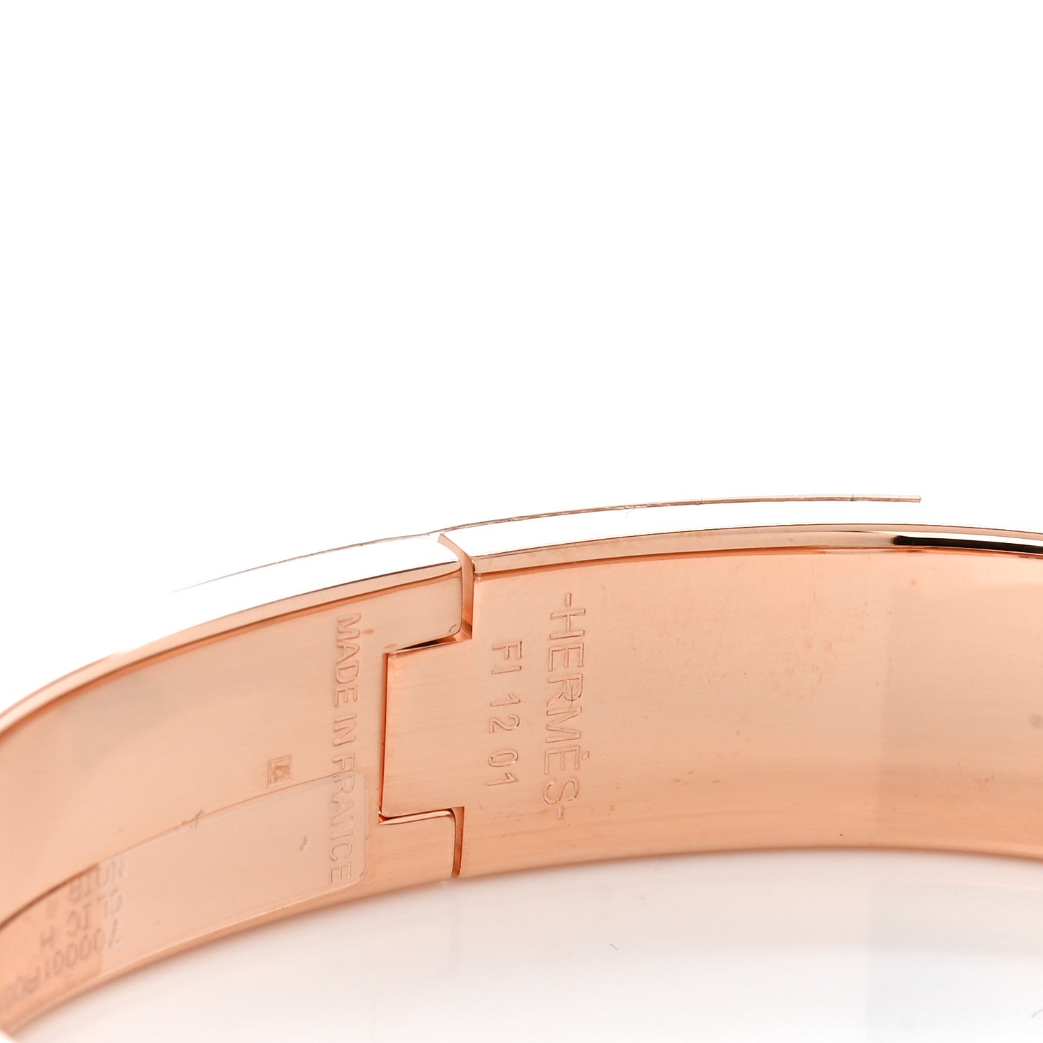 Hermes Enamel Narrow Clic Clac H Bracelet PM Black 4 of 5