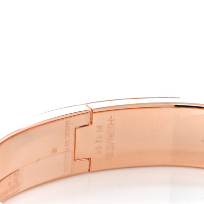 Hermes Enamel Narrow Clic Clac H Bracelet PM Black 4 of 5