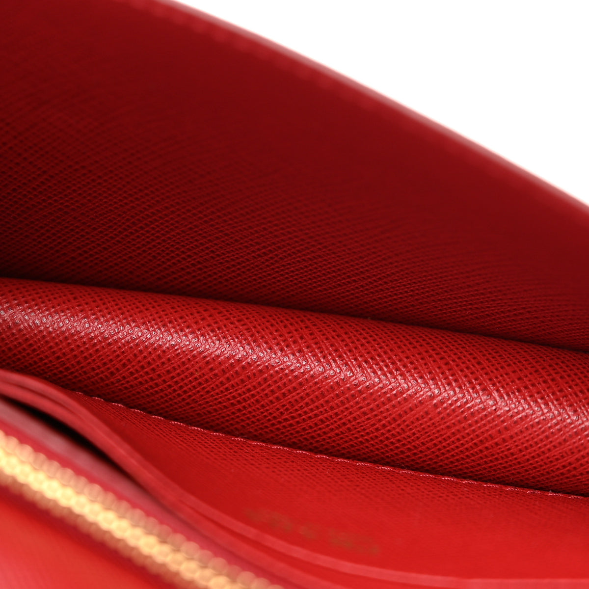 Saffiano Metal Oro Mini Bag Fuoco
