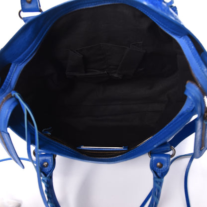 Balenciaga Agneau Classic Hardware City Bleu Lazuli 6 of 11