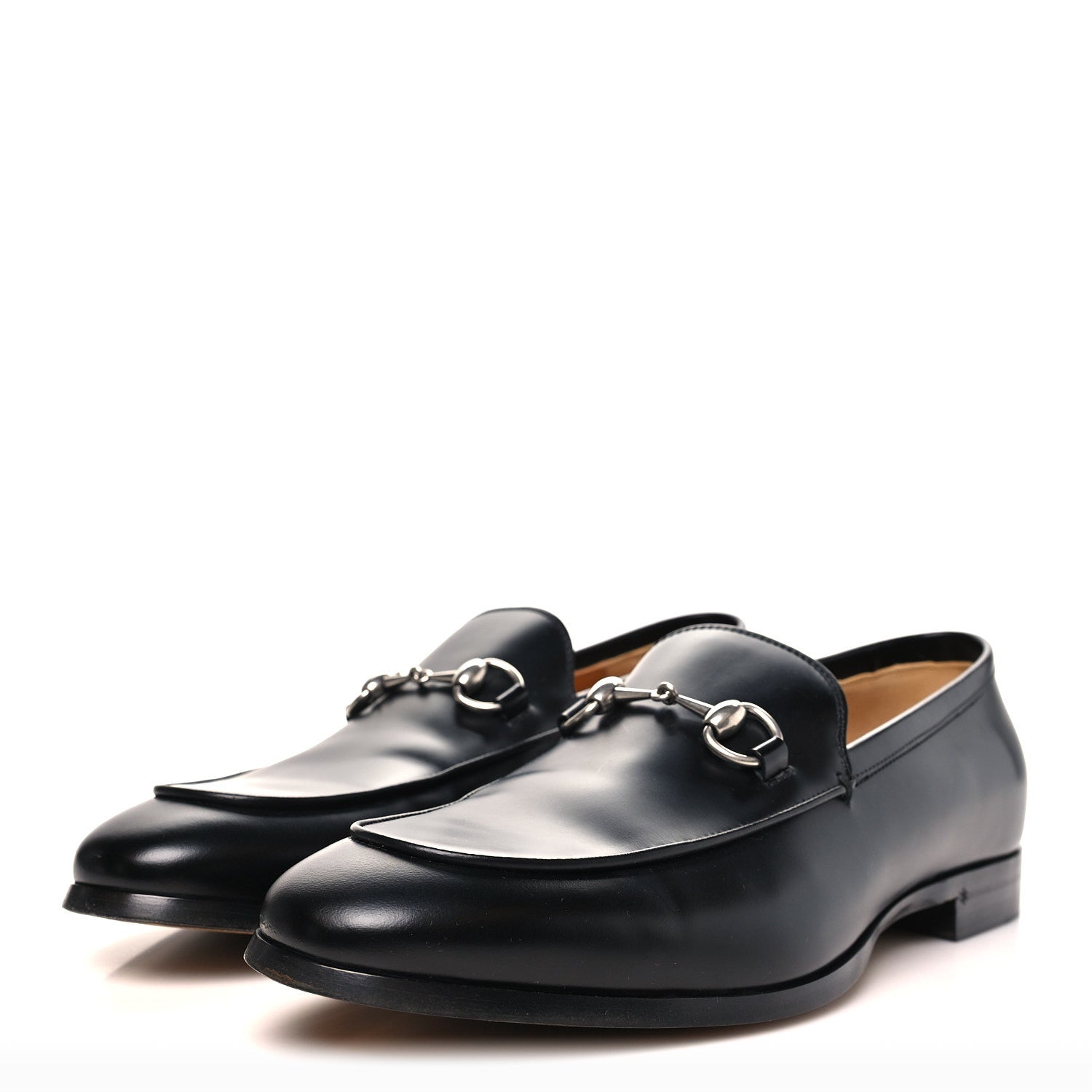 Gucci Betis Glamour Calfskin Mens Jordaan Loafers 9.5 Black 4 of 11