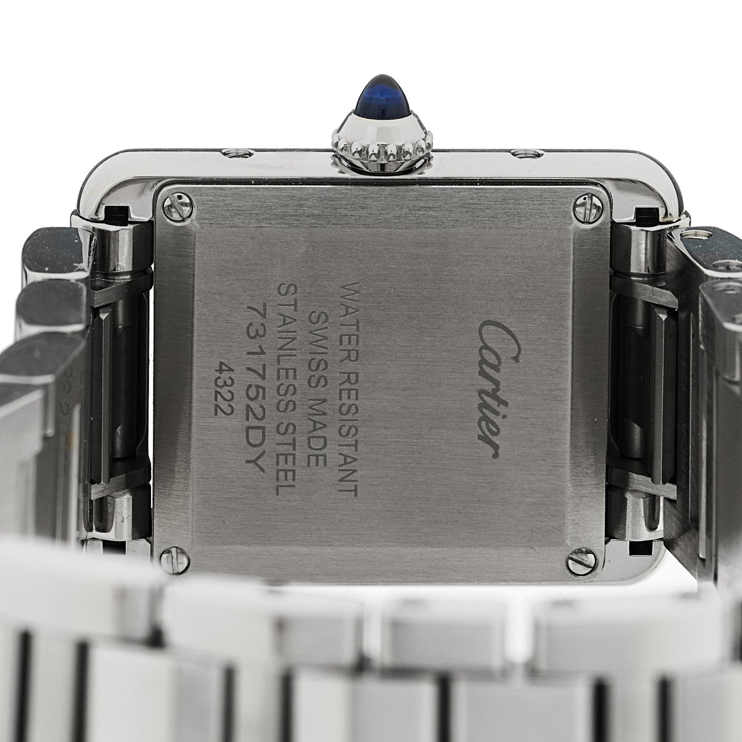 Stainless Steel 22mm Tank Must Quartz Watch