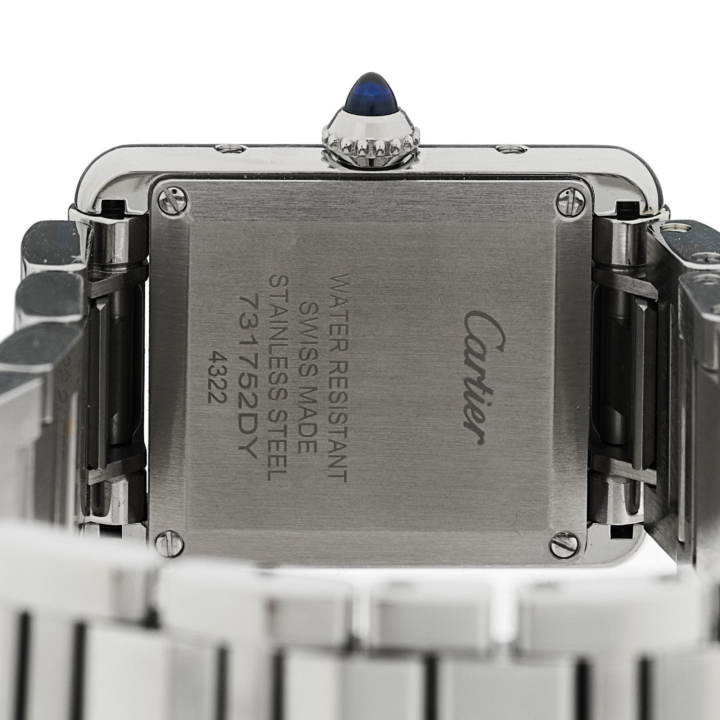 Cartier Stainless Steel 22mm Tank Must Quartz Watch 4 of 4