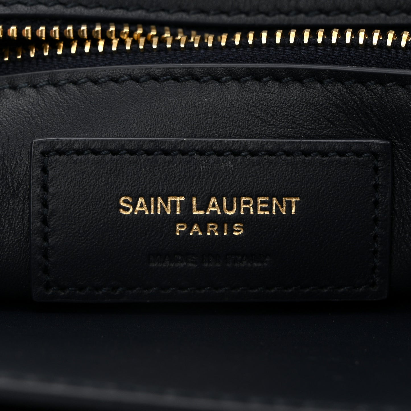 Lambskin Quilted Le Maillon Satchel Marine