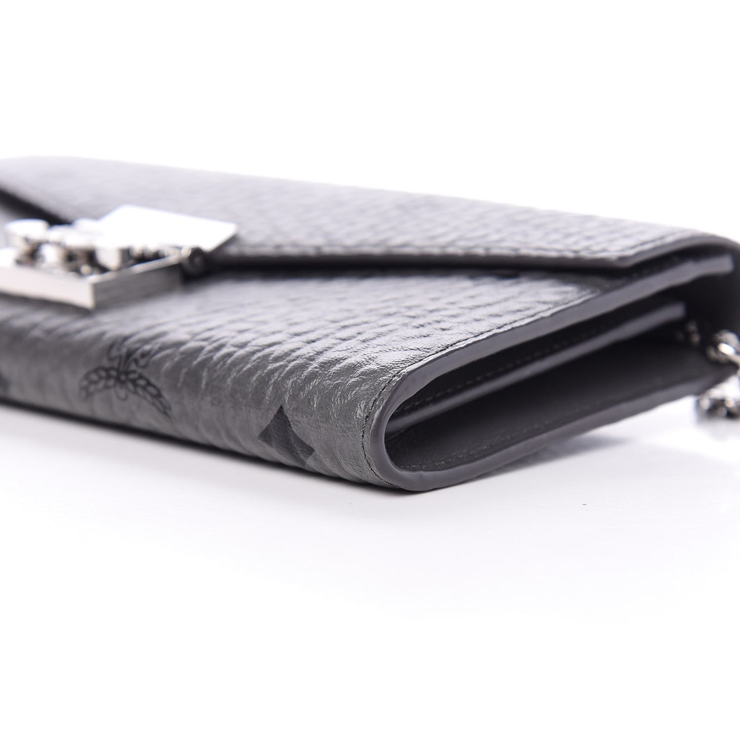 Visetos Large Patricia Wallet On Chain Phantom Grey