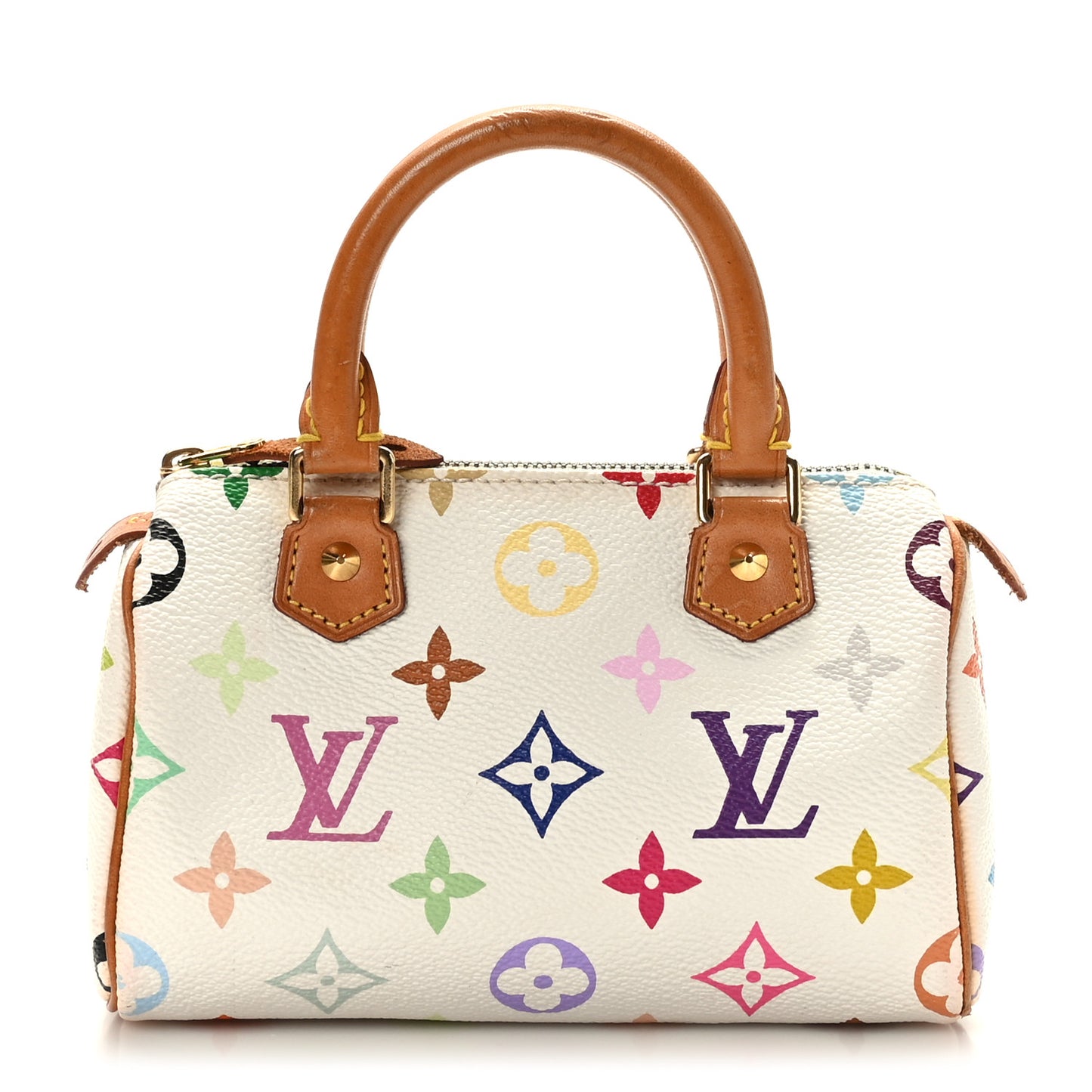 Monogram Multicolor Mini Sac HL Speedy White