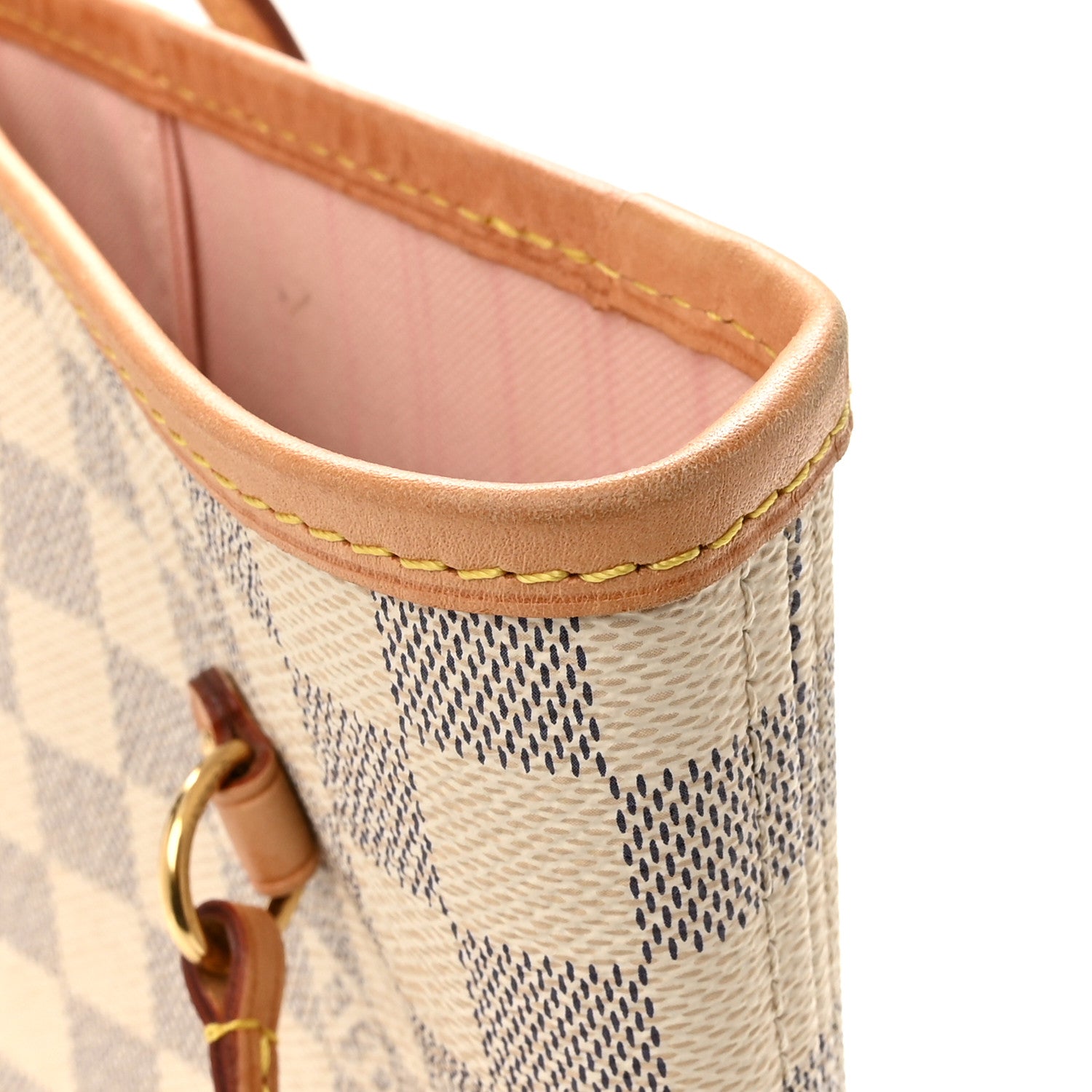 Louis Vuitton Damier Azur Neo Neverfull MM Rose Ballerine 13 of 13