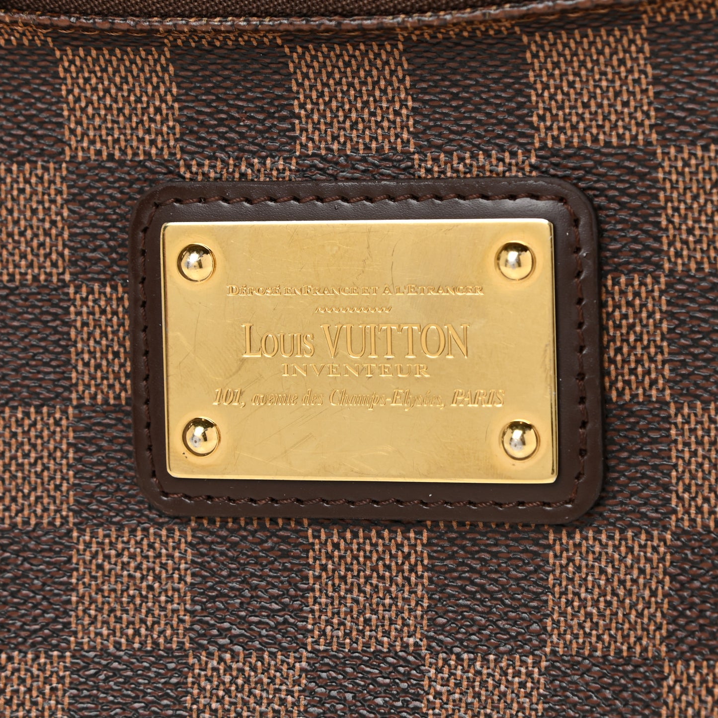 Damier Ebene Eva Clutch
