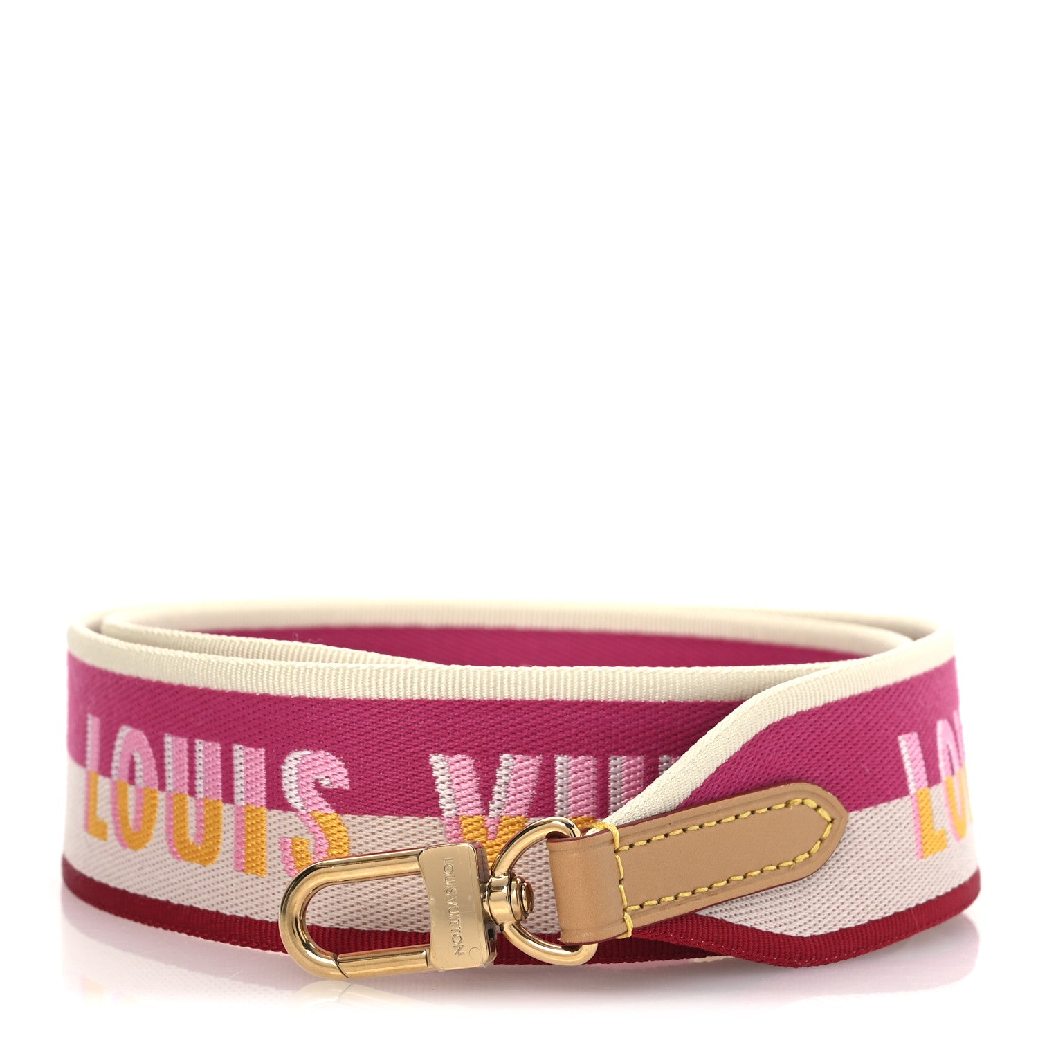 Louis Vuitton Jacquard Speedy Bandouliere 20 Shoulder Strap Fuchsia 1 of 4