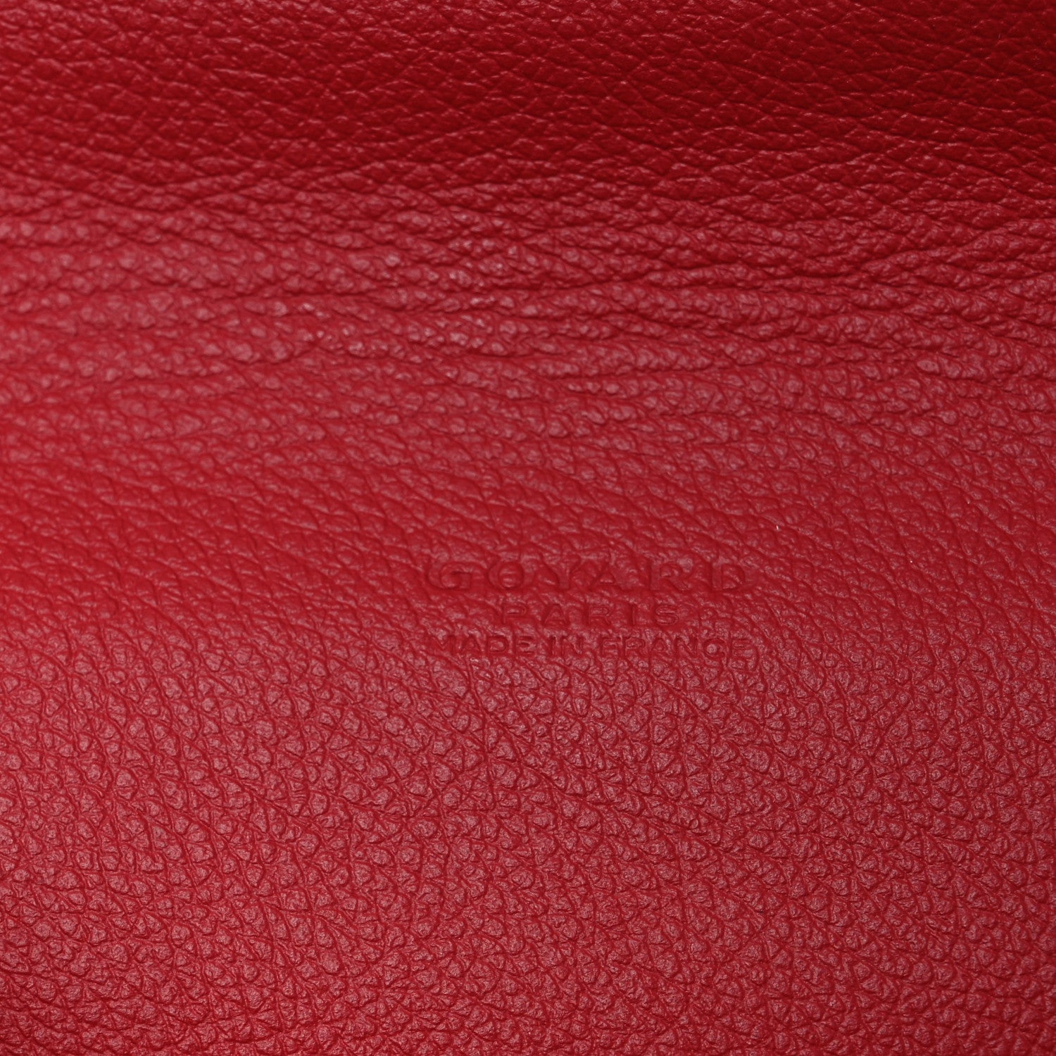 Goyard Goyardine Calfskin Chypre Wallet Pouch Red 5 of 11