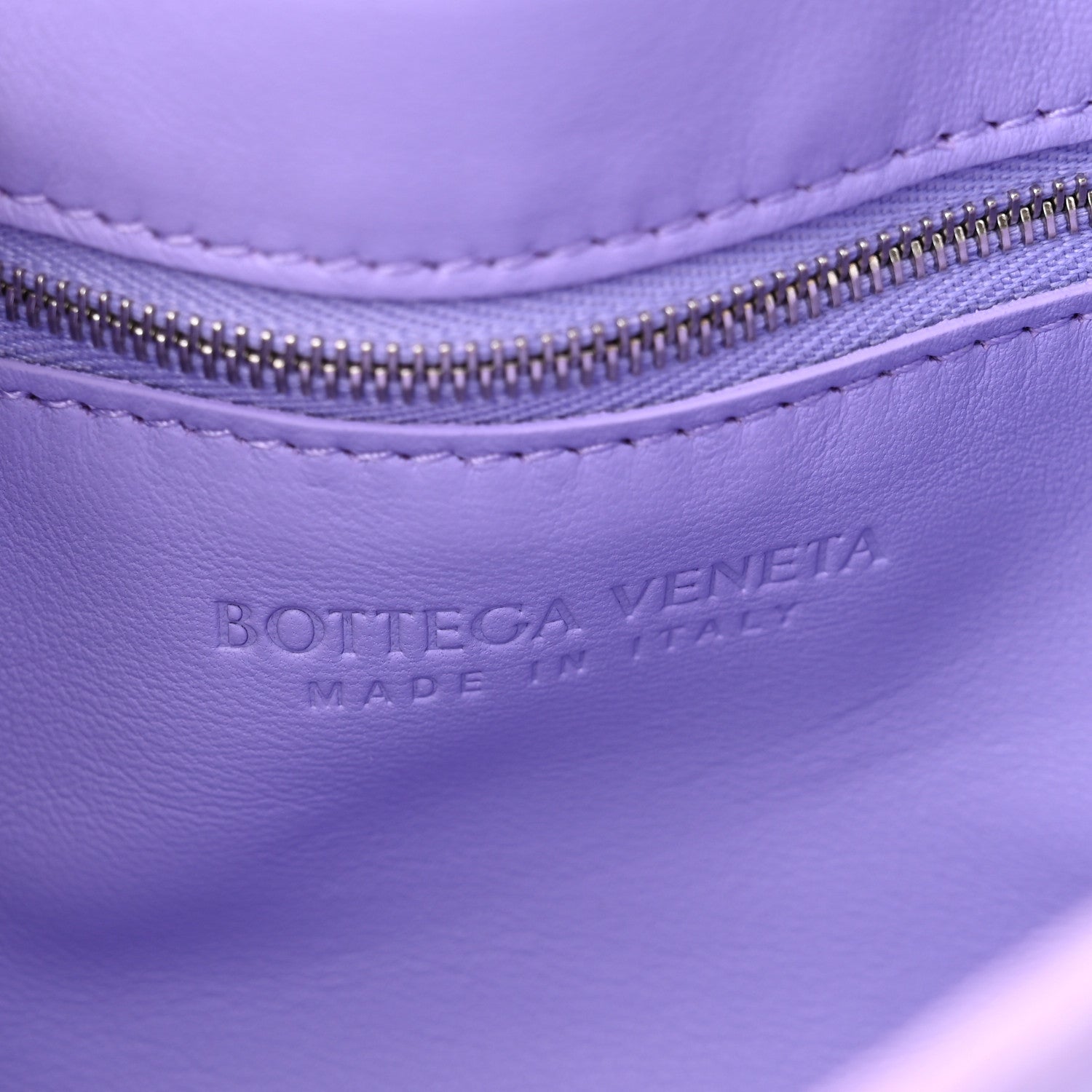 Bottega Veneta Lambskin Intreccio Cassette Crossbody Bag Wisteria 6 of 8