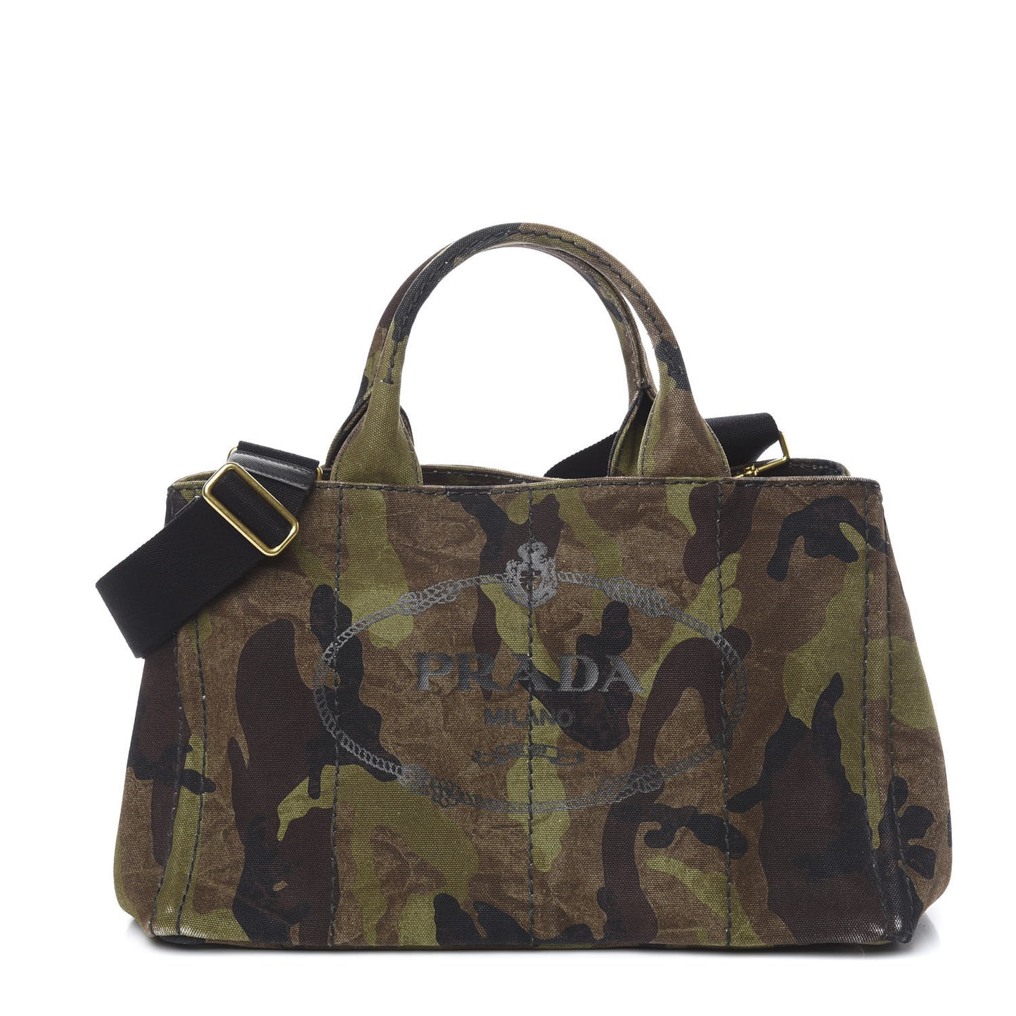 Canapa Camouflage Tote Mimetico