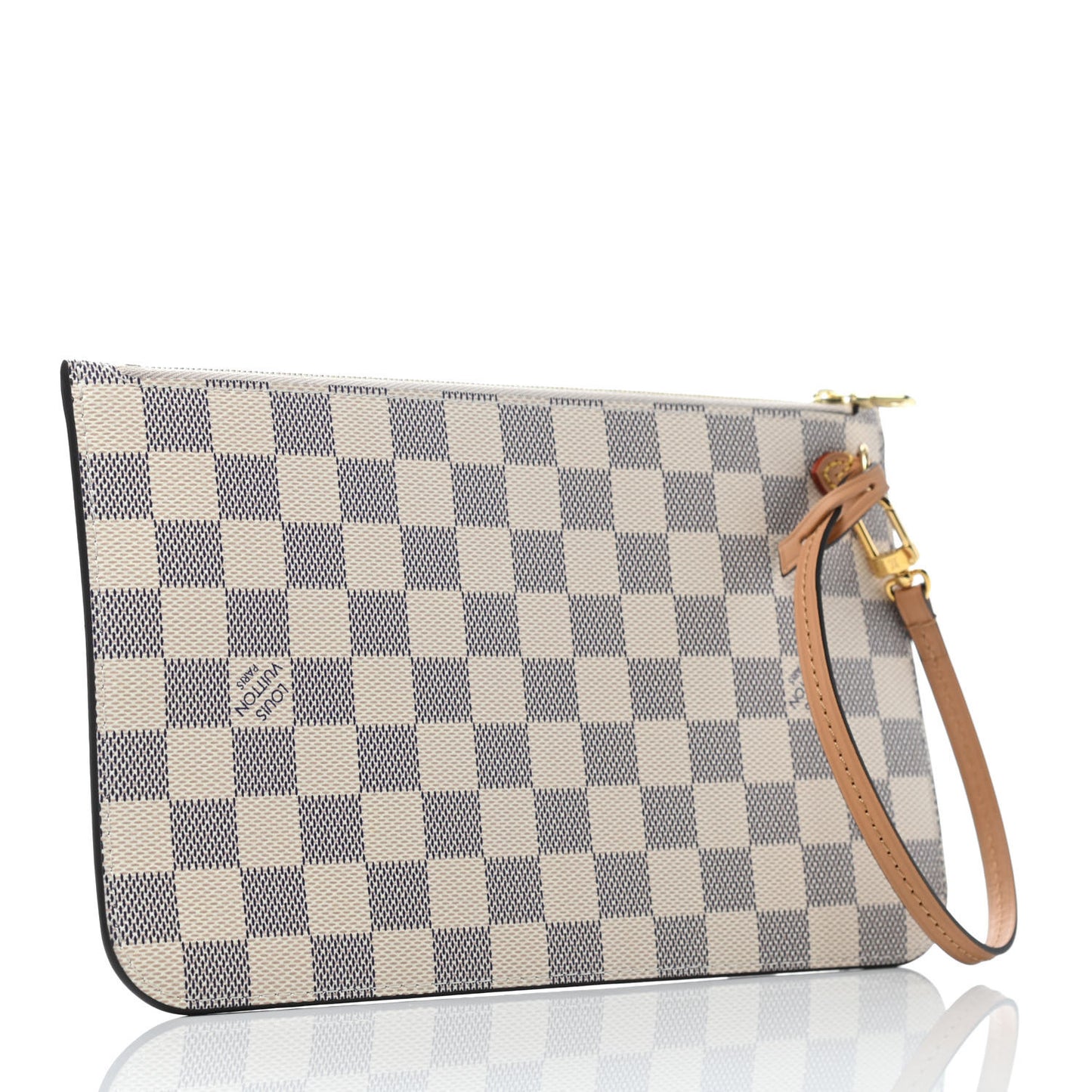 Damier Azur Braided Neverfull MM GM Pochette Pink