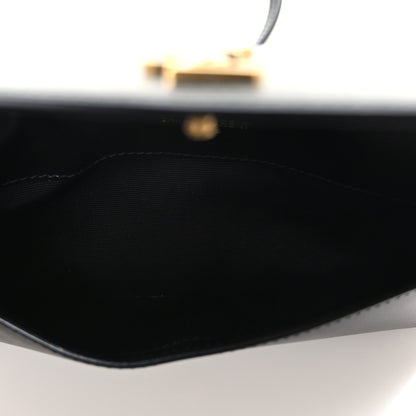 Saint Laurent Smooth Calfskin Monogram Phone Holder Crossbody Black 4 of 9