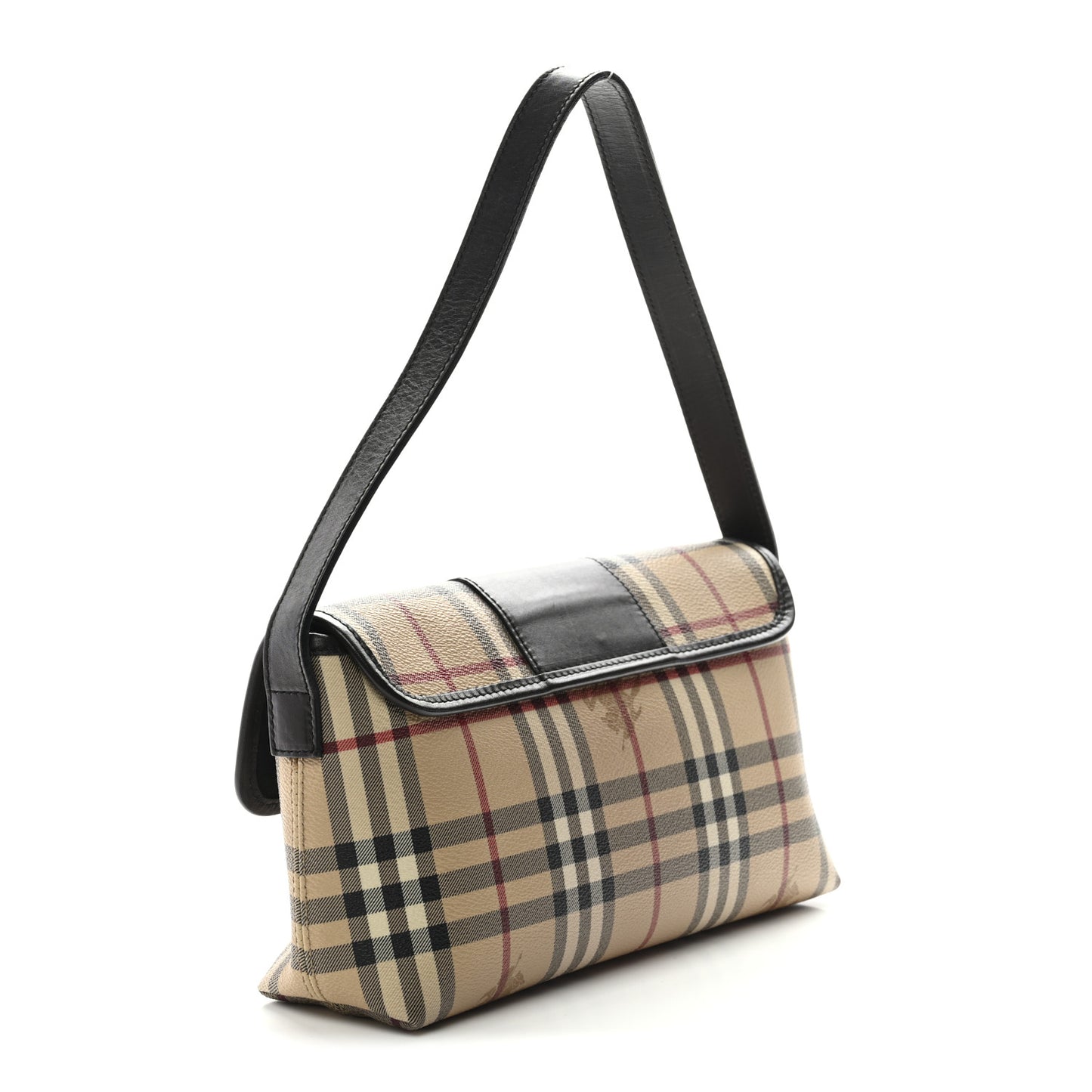 Haymarket Check Buckle Shoulder Bag Chocolate