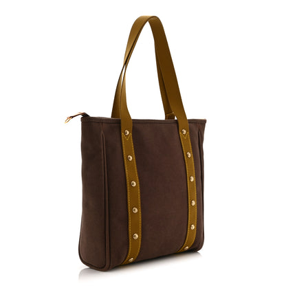Louis Vuitton Toile Antigua Cabas MM Brown Kaki 3 of 11