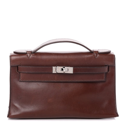 Hermes Swift Kelly Pochette Clutch Havane 1 of 8