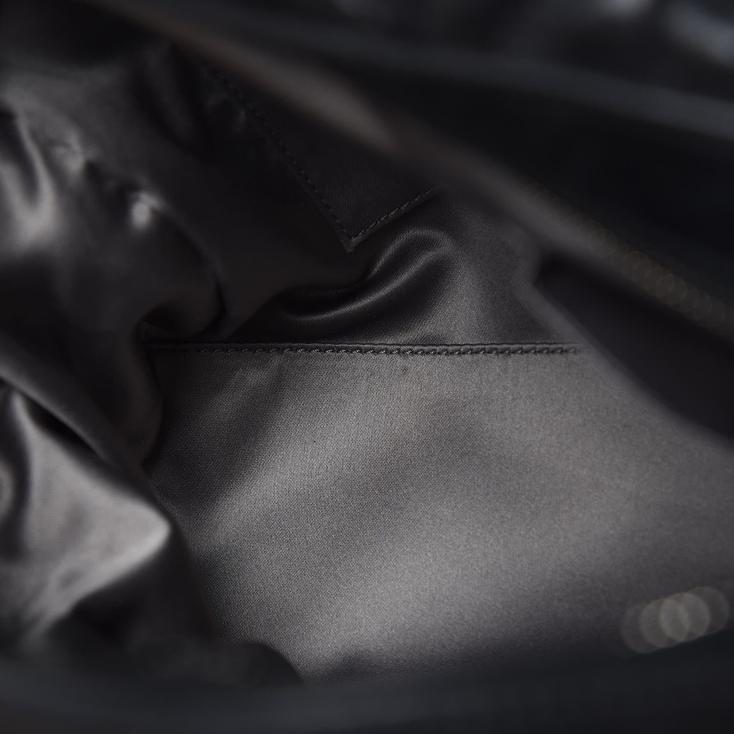 Chanel Lambskin Bubble Quilt Bowler Black 11 of 15