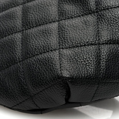 Chanel Grained Calfskin Quilted Waist Belt Bag Black 10 of 10