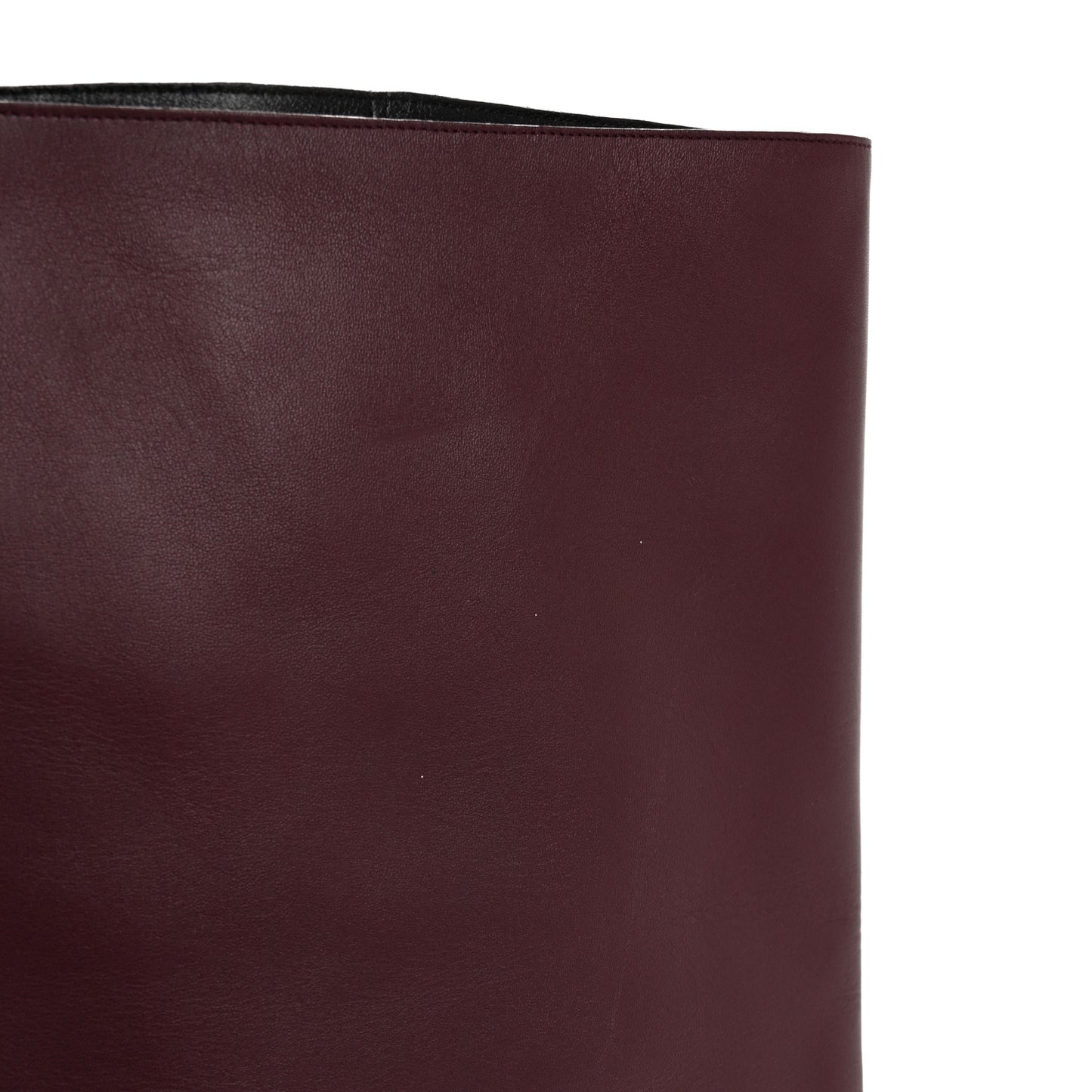 Calfskin Lifford Knee High Boots 40 Classic Burgundy