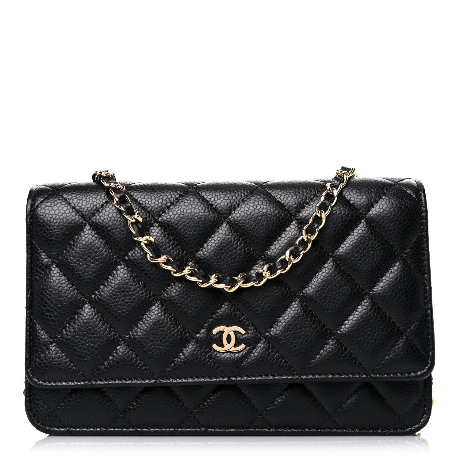 Chanel Caviar Quilted Wallet On Chain WOC Black 1 of 11