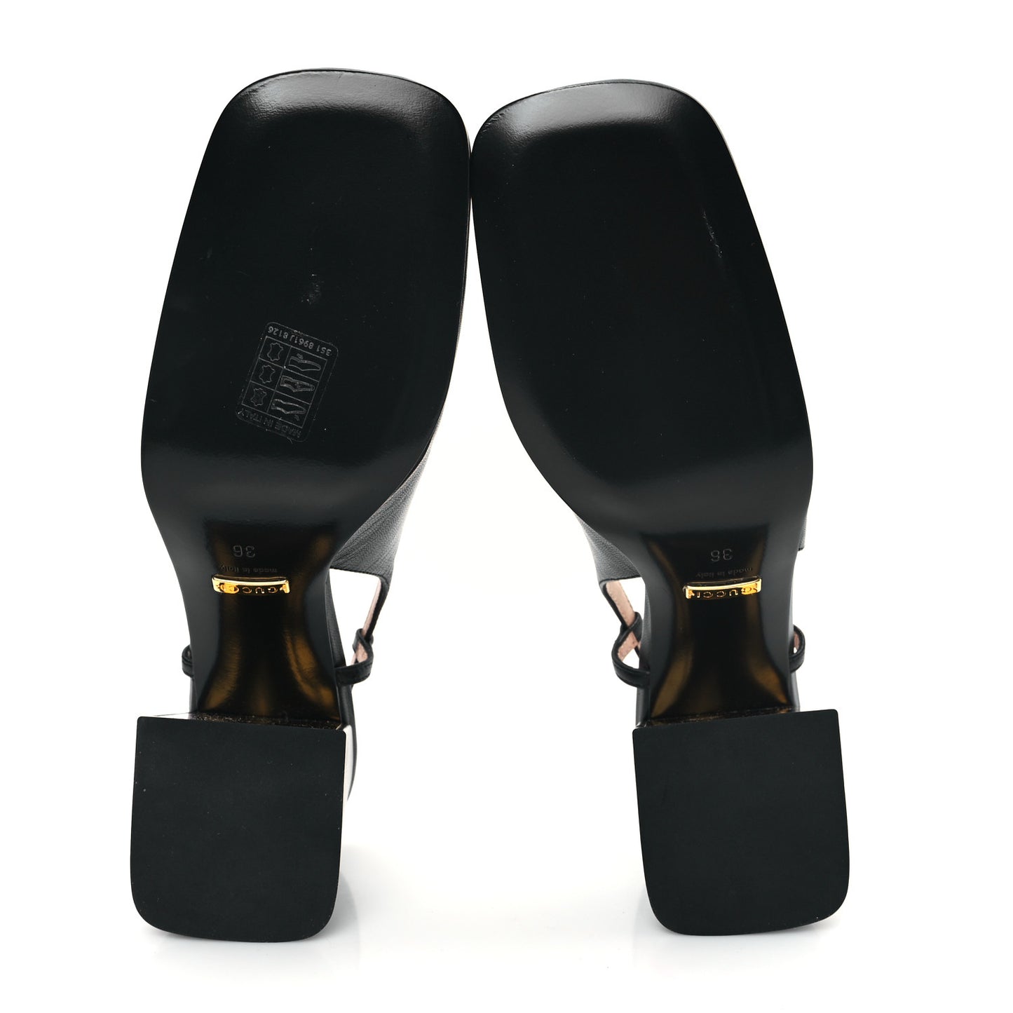 Malaga Kid Horsebit 75mm Slingback Pumps 36 Black