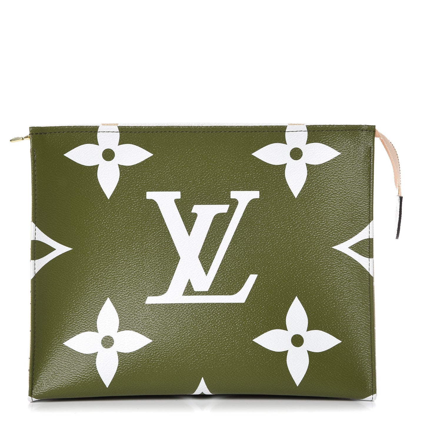 Monogram Giant Toiletry Pouch 26 Kaki
