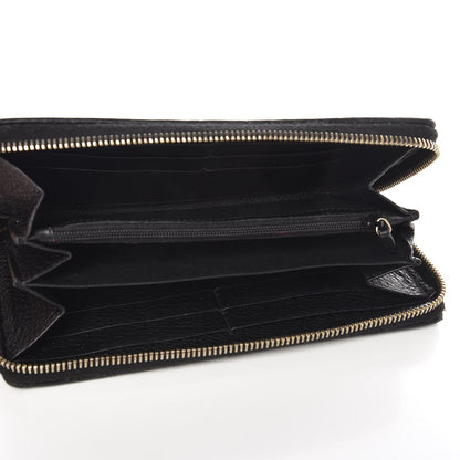 Gucci Diamante Bamboo Tassel Zip Around Wallet Dark Blue 5 of 11