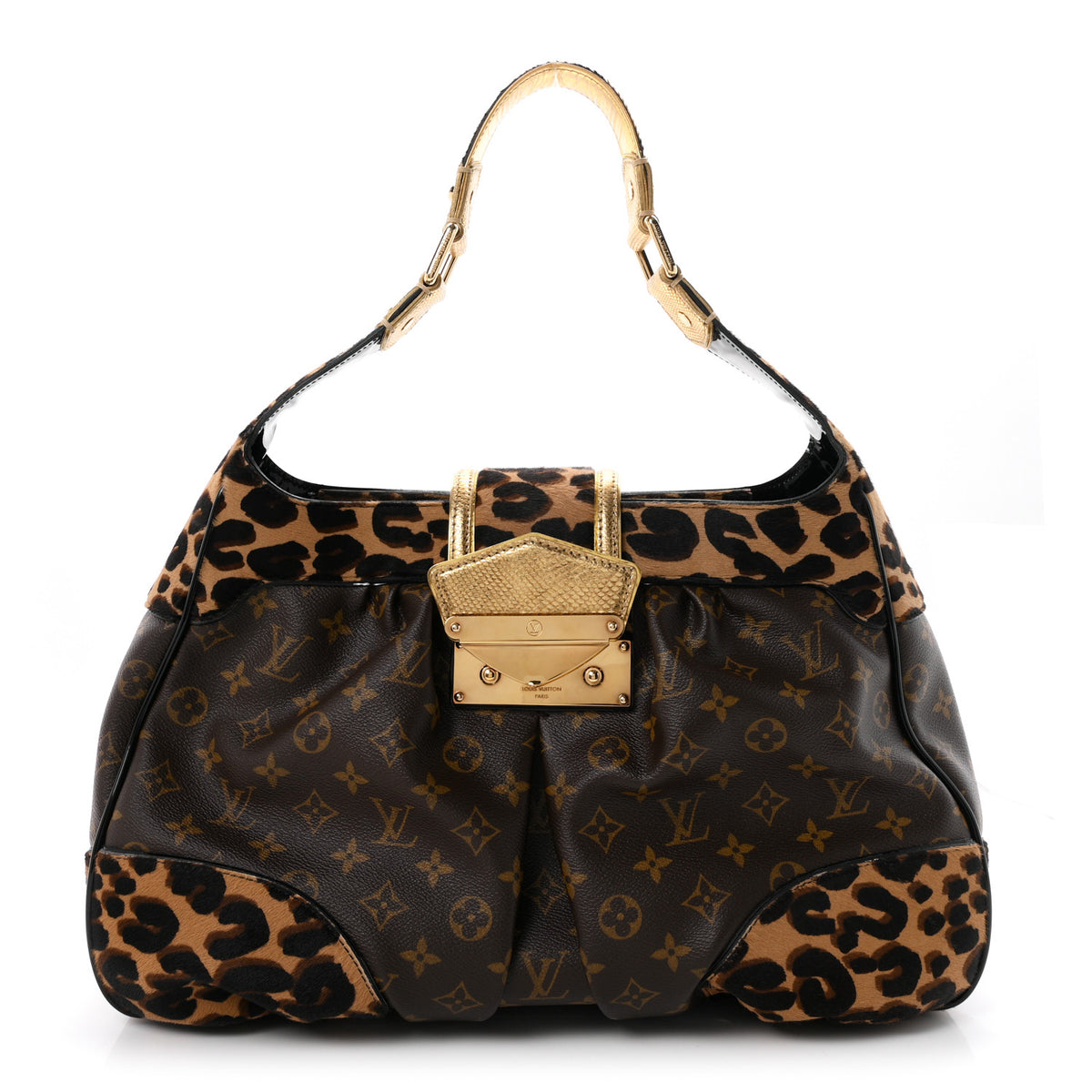 Louis Vuitton Monogram Leopard Polly 1 of 10