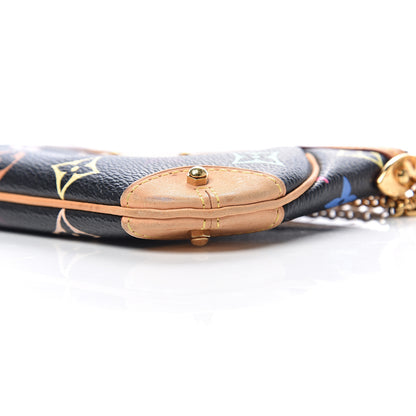 Louis Vuitton Monogram Multicolor Pochette Milla MM Black 8 of 9