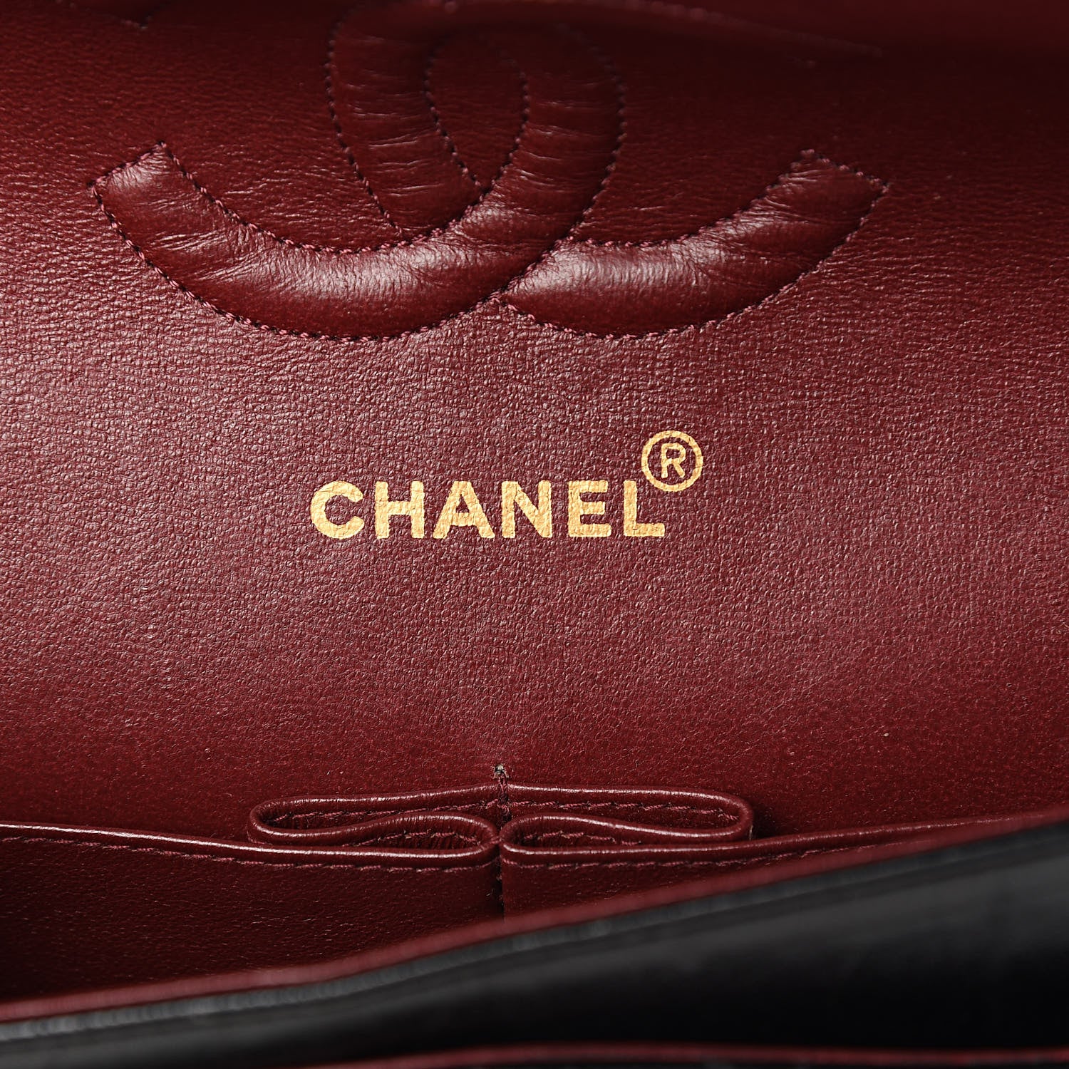 Chanel Lambskin Quilted Medium Double Flap Black 6 of 12