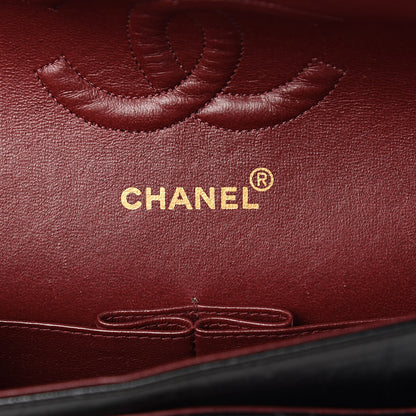 Chanel Lambskin Quilted Medium Double Flap Black 6 of 12