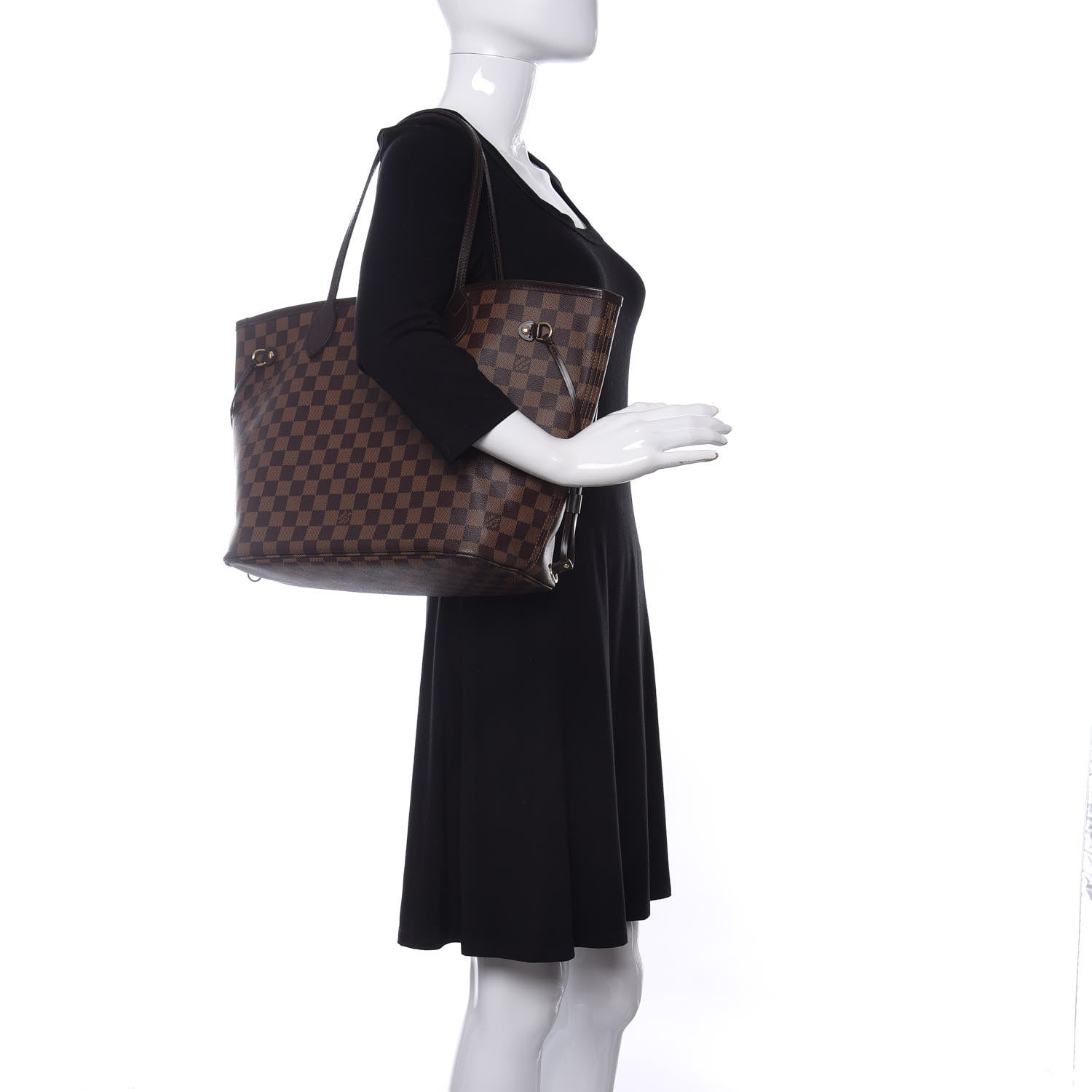 Louis Vuitton Damier Ebene Neo Neverfull MM 2 of 10