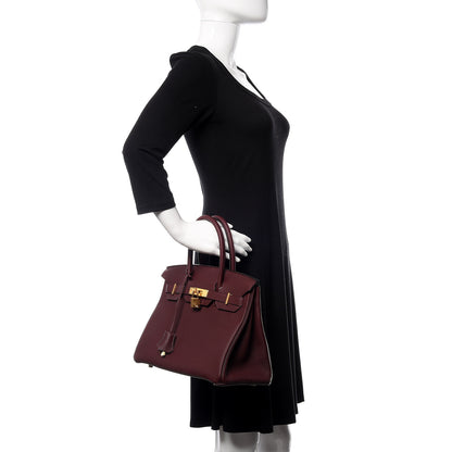 Hermes Togo Birkin 30 Bordeaux 2 of 32