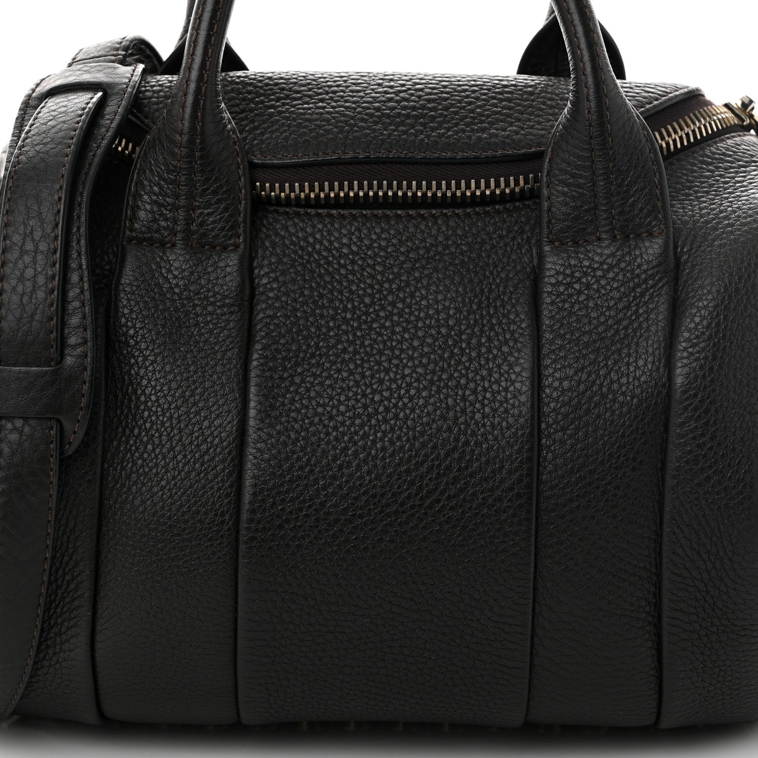 Alexander Wang Pebbled Lambskin Rockie Espresso Gold Hardware 7 of 10