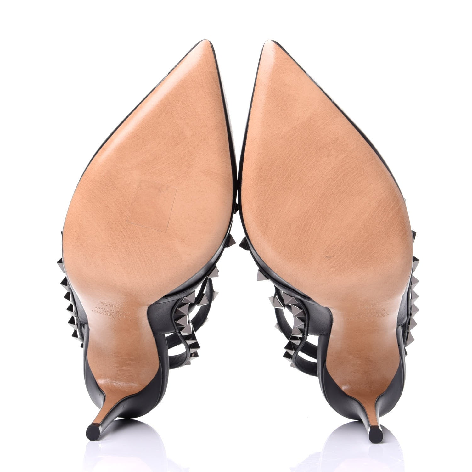 Valentino Garavani X UNDERCOVER Nappa Rockstud Ankle Strap 100 Pumps 38.5 Black 7 of 10