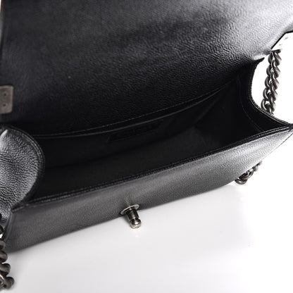 Chanel Caviar Quilted Medium Boy Flap Black 5 of 7