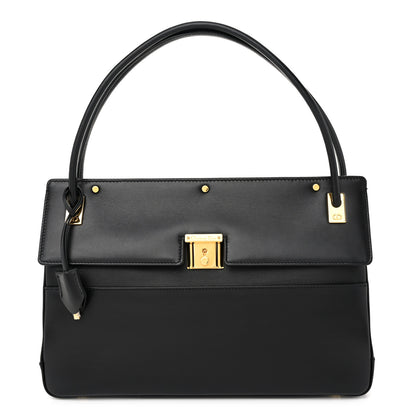 Christian Dior Smooth Calfskin Parisienne Bag Black 1 of 10