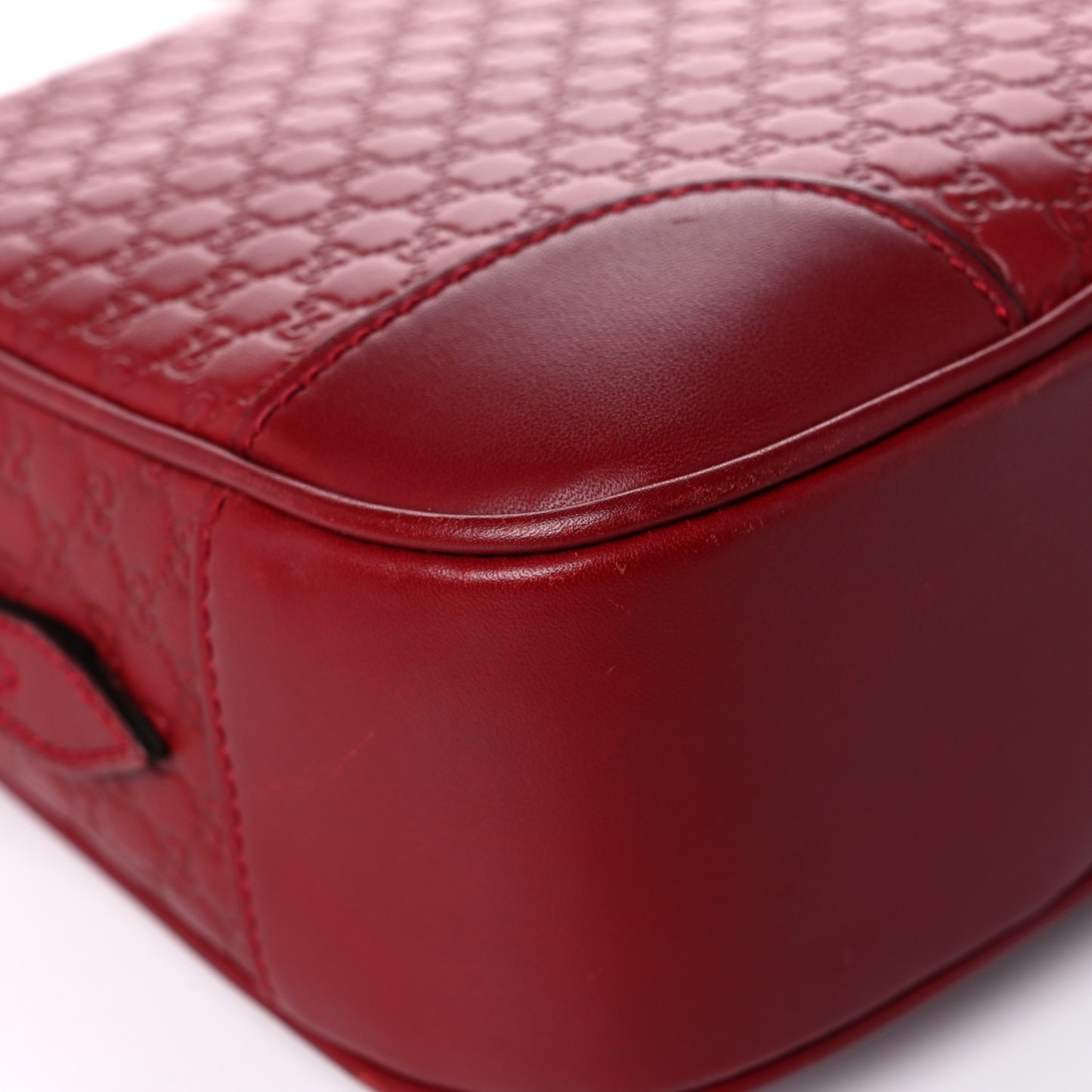 Microguccissima Mini Bree Messenger Bag Red