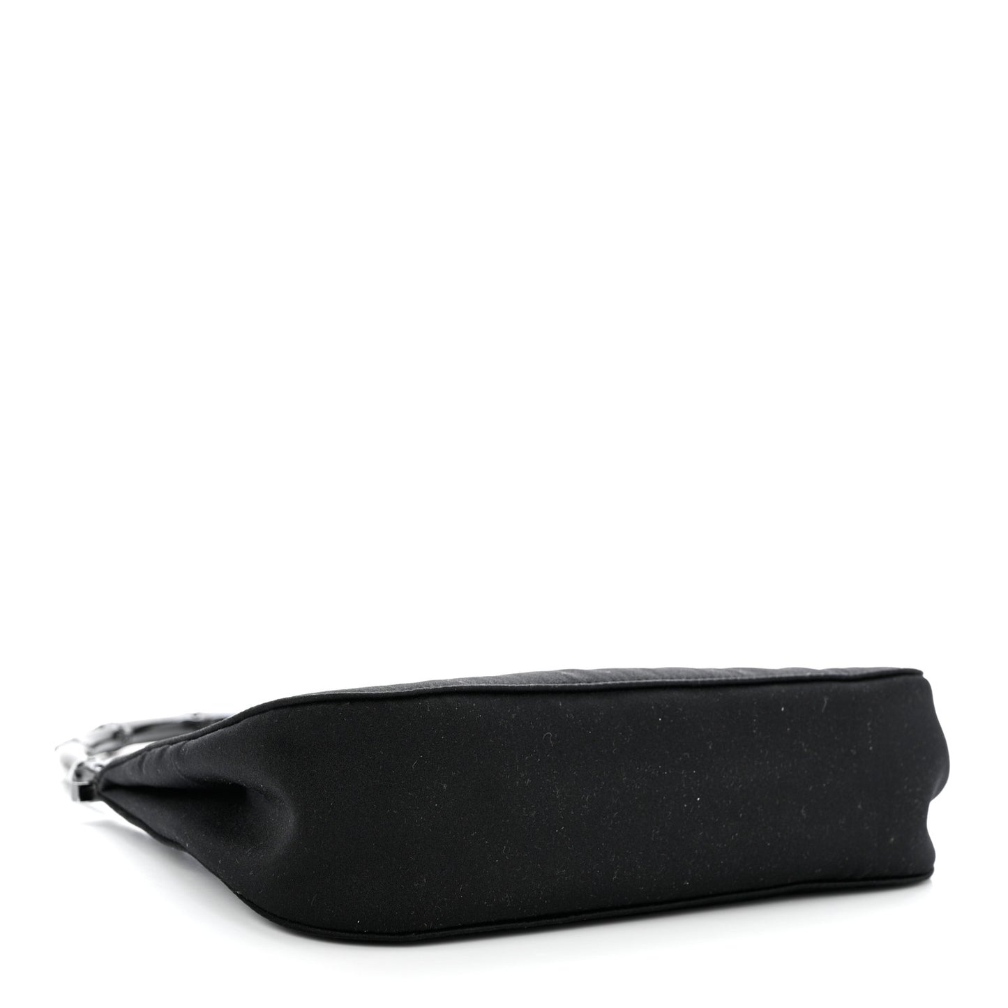 Nylon Bamboo Top Handle Hobo Black