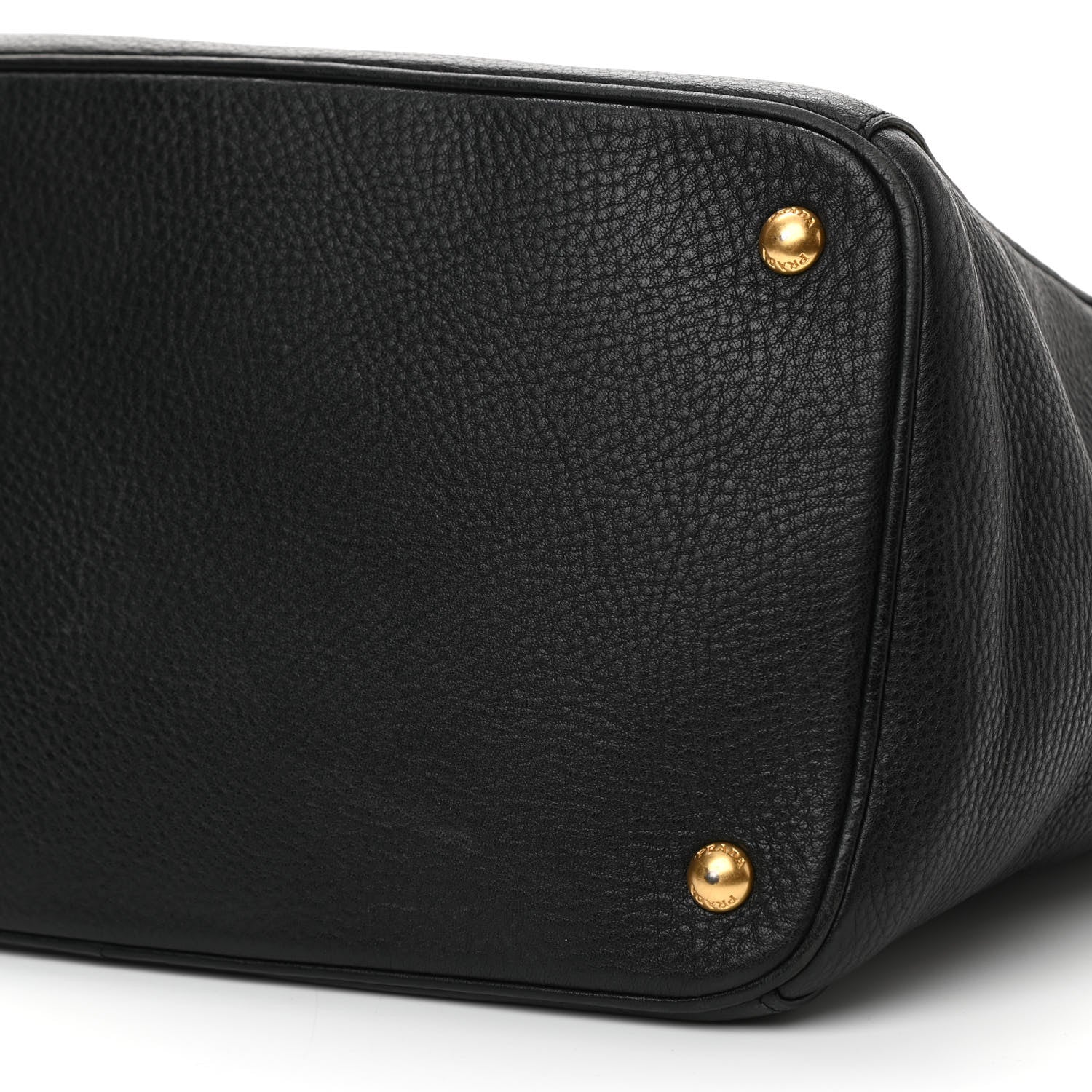 Prada Vitello Daino Tote Black 9 of 13