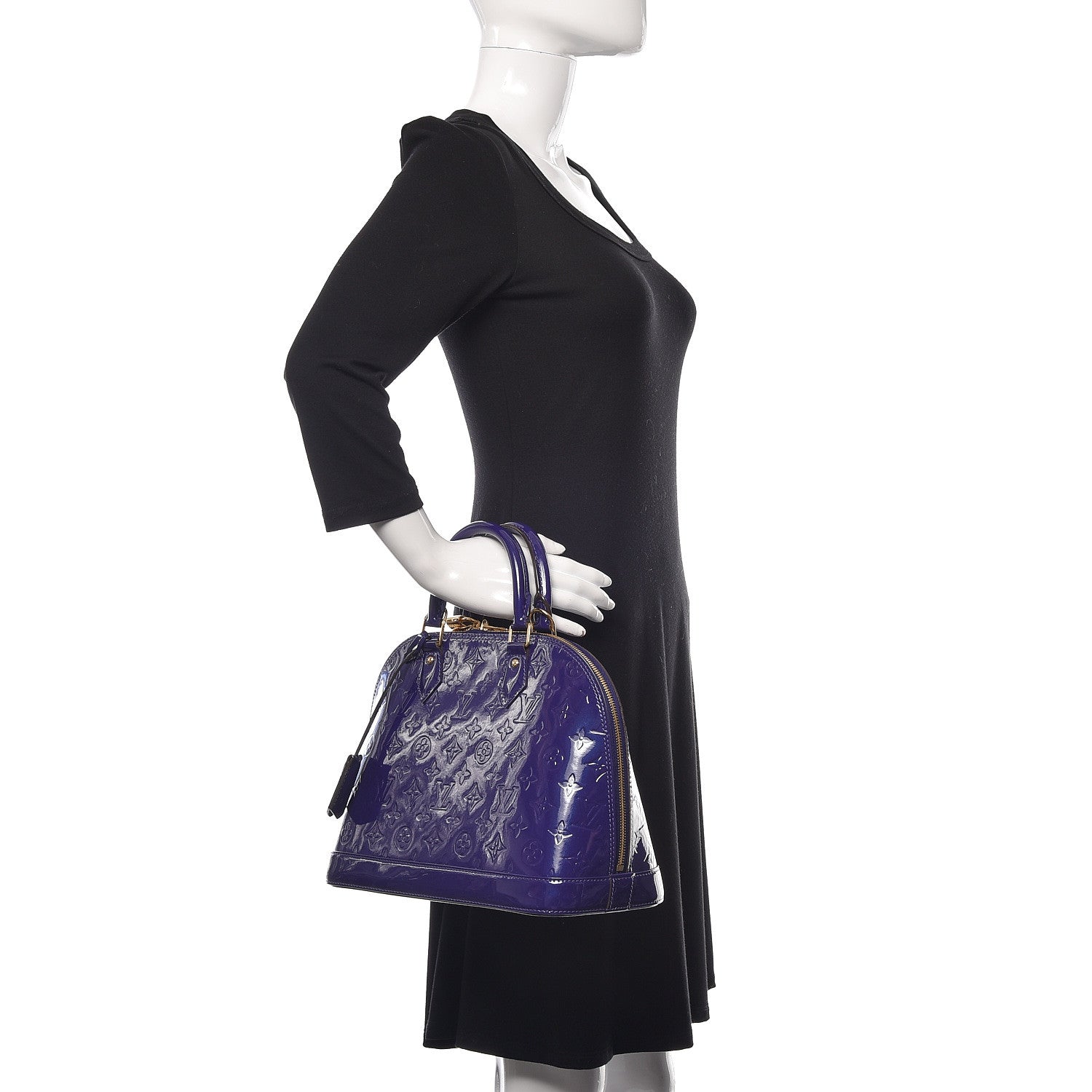 Louis Vuitton Vernis Alma PM Blueberry 2 of 11