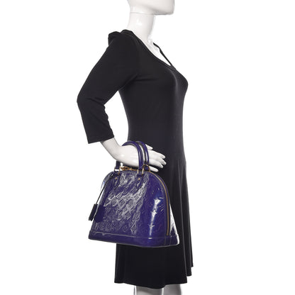 Louis Vuitton Vernis Alma PM Blueberry 2 of 11