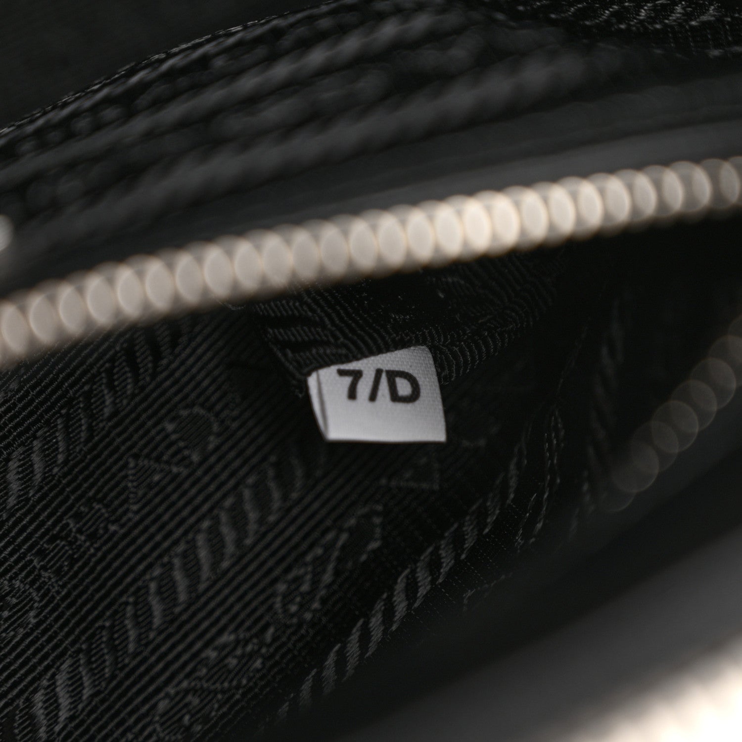 Prada Satin Crystal Mini Galleria Double Zip Tote Black 7 of 10