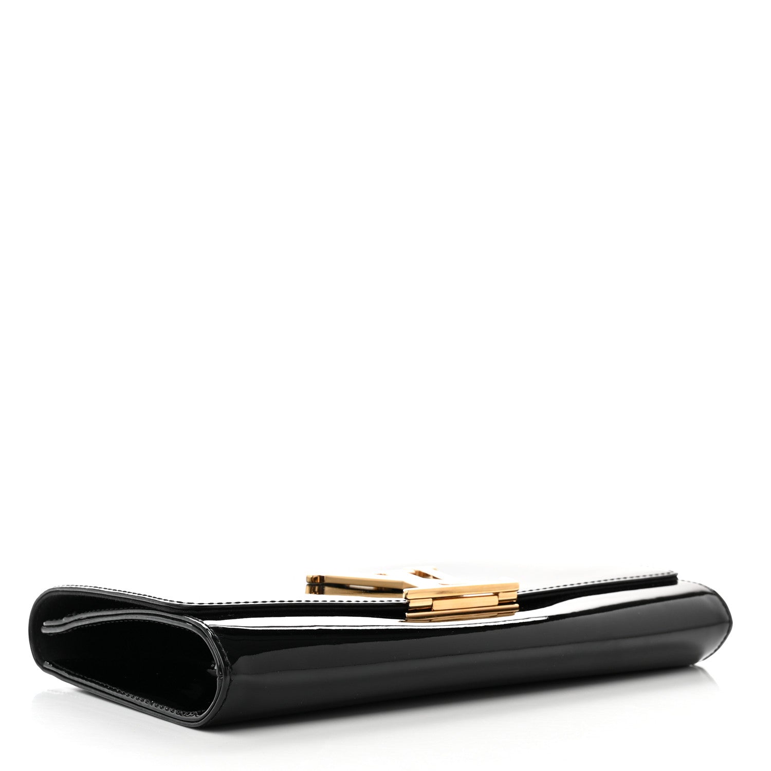 Louis Vuitton Patent Louise Clutch Black 5 of 10