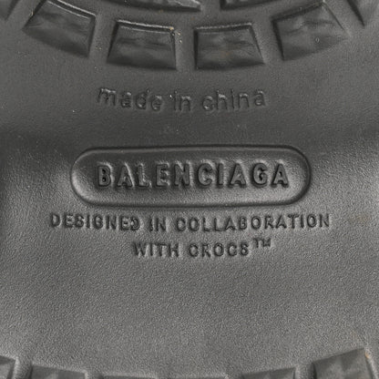 Balenciaga X CROCS Rubber Womens Rain Boots 37 Grafite 7 of 9