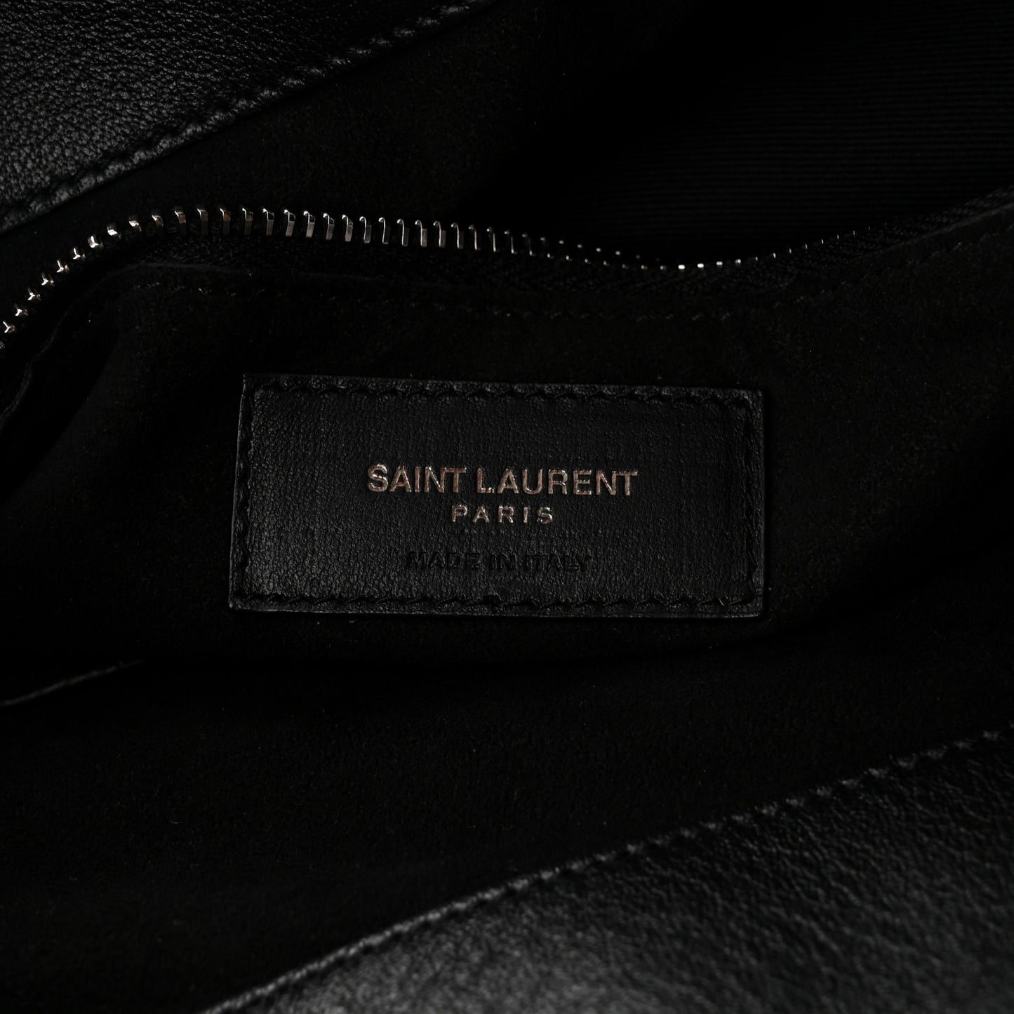Calfskin Ring Tote Black Brown