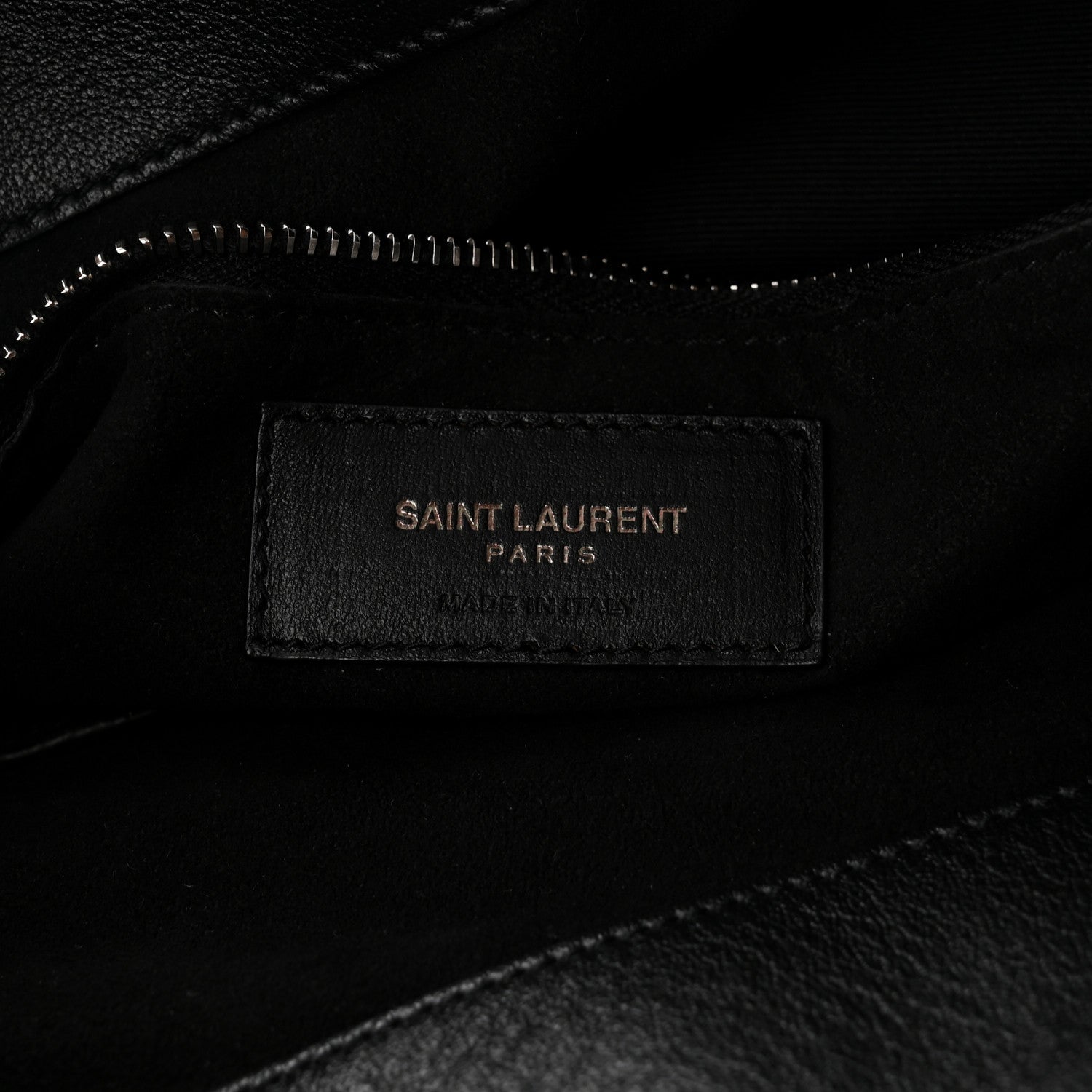 Saint Laurent Calfskin Ring Tote Black Brown 6 of 11
